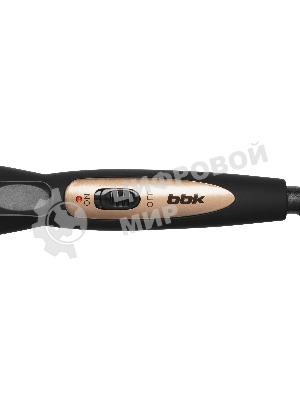 Щипцы для завивки волос BBK BST2502 черный/шампань, 32 мм, 200 °C, 1 режим