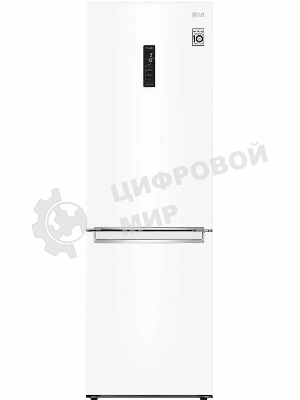 Холодильник LG GC-B459SQSM белый двухкамерный 234/107л морозилка снизу, No Frost