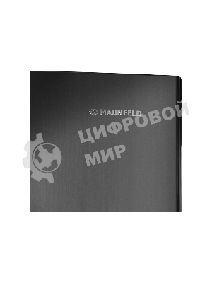 Холодильник Maunfeld MFF177NFSE нержавеющая сталь двухкамерный 263/170л морозилка сбоку, No Frost, Side by Side
