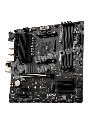 Материнская плата MSI B550M PRO-VDH WIFI, AM4, AMD B550, 4xDDR4, 4xSATA, 2xM.2, 1xPCIe 4.0 x16, 2xPCIe x1, 1xDisplayPort, 1xHDMI, 1xVGA, 1x 1Gb LAN, 2xUSB 2.0, 4xUSB 3.2 Gen 1, 3x3.5 мм, 7.1, mATX