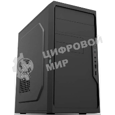 Компьютерный корпус Foxline FL-733R-FZ450R-U32C-PH mATX case, black, w/PSU 450W 12cm, w/2xUSB 2.0, w/2xUSB 3.0, w/1xType-C (USB 2.0), w/2xcombo audio, w/pwr cord, w/o FAN