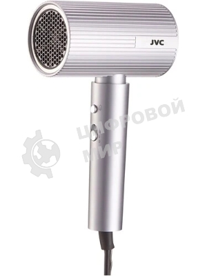 Фен JVC JHD012 серый/серебристый, 1800 Вт