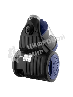 Пылесос BRAYER BR4203 черный/синий, 380/2000 Вт, уборка сухая, пылесборник контейнер 3.5 л