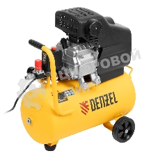 Компрессор воздушный Denzel DC1500/24 прям. привод, 1,5 кВт, 24 литра, 220 л/мин