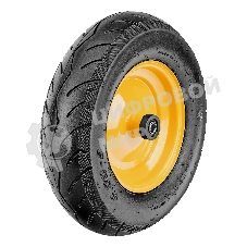 Колесо пневматическое бескамерное Denzel 16х4.00-8 D410мм, d20мм, длина оси 104мм