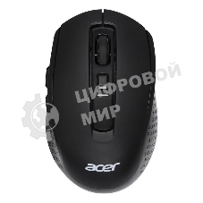 Мышь беспроводная Acer OMR070 черный, 1600 dpi, радиоканал, Bluetooth, USB, кнопки - 6