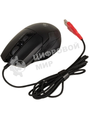 Мышь проводная A4Tech Bloody W70 Max черный, 10000 dpi, USB, кнопки - 9