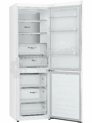 Холодильник LG GC-B459SQSM белый двухкамерный 234/107л морозилка снизу, No Frost