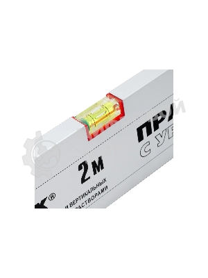 Правило алюминиевое с уровнем Matrix, L-2,0 м, 2 ручки