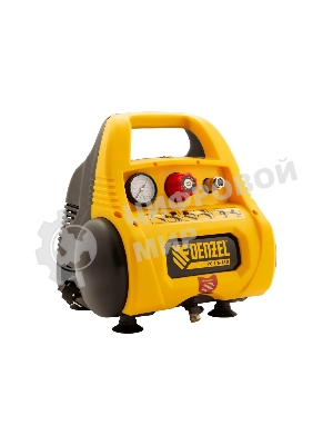 Компрессор поршневой Denzel РС 1/6-180 безмасляный, 1100 Вт, 180л/мин, 8 бар