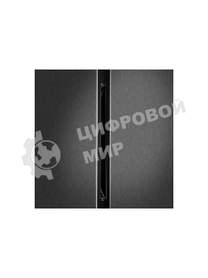 Холодильник Maunfeld MFF177NFSE нержавеющая сталь двухкамерный 263/170л морозилка сбоку, No Frost, Side by Side