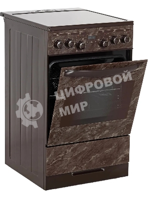 Плита газовая Gefest ПГ 6500-03 0054 коричневый, конфорок 4 шт, духовка 52 л, 60 см x 85 см x 60 см