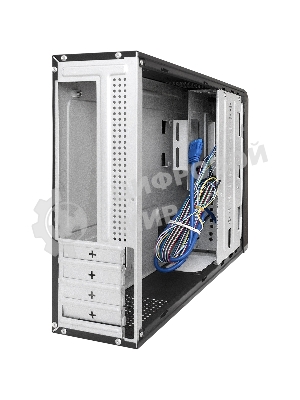 Компьютерный корпус Desktop ExeGate MI-207U (mini-ITX/mATX, без БП, 2хUSB+1хUSB 3.0, аудио, черный)