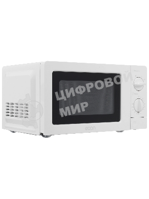 Микроволновая печь ECON ECO-2030M белый 20 л, 700 Вт, переключатели - поворотный механизм