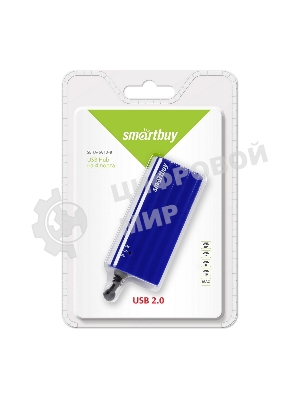 USB-концентратор Smartbuy (SBHA-6810-B) 4 порта синий
