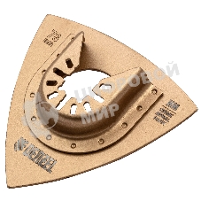 Насадка для МФИ Denzel шлифовальная дельтовидная, HM, по плитке и дереву, 78 мм