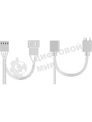 Вентилятор для корпуса Ocypus Beta F12 WH ARGB Reverse Blade White (Beta-F12-WH1AM01X-GL)