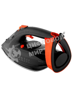 Утюг BRAYER BR4007 черный/оранжевый, 3100 Вт, 35 г/мин, 160 г/мин, 265 мл