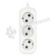 Удлинитель бытовой Smartbuy (SBE-10-3-02-N) 3 гнз х 2,0 ма (10А/2.2 кВт, ПВС 2х1.0)