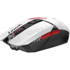 Мышь беспроводная A4Tech Bloody R36 Ultra черный/белый/красный, 12000dpi, USB, радиоканал, кнопки - 7