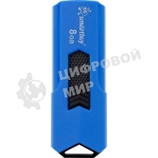 Флешка USB Smartbuy STREAM Blue (SB8GbST-B), 8Gb, USB 2.0, R/W 25/15, синий/черный