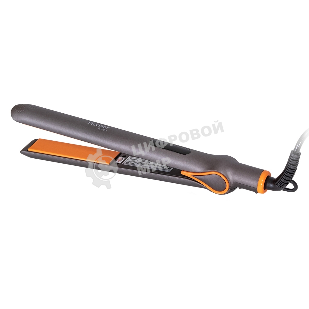 Выпрямитель для волос Pioneer HS-10142 коричневый/оранжевый, 25 мм, 200 °C, 4 режима