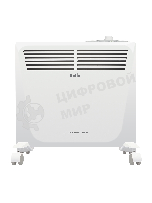 Конвектор электрический Ballu Enzo BEC/EZMR-1000 белый, 1000 Вт, 15 м2, термостат