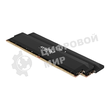 Оперативная память Crucial, DDR5, 32GB (2x16GB), 6000 MHz, CL36, с радиатором, черный