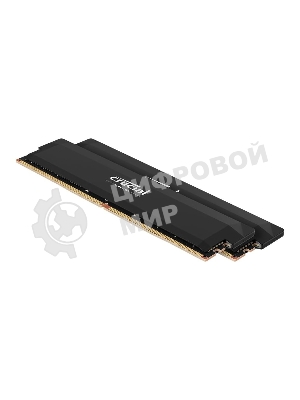 Оперативная память Crucial, DDR5, 32GB (2x16GB), 6000 MHz, CL36, с радиатором, черный