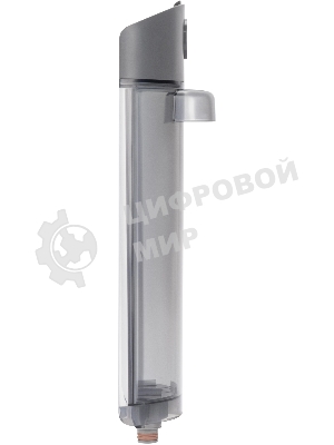 Пылесос вертикальный моющий Hyundai HYV-S01AQUA серый/черный, питание от аккумулятора, 75 Вт, уборка влажная/сбор жидкости/сухая, пылесборник 0.58 л