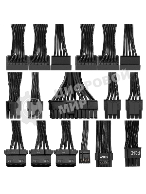 Блок питания 650W ExeGate 80 PLUS® GOLD 650VSP FС (ATX3.0, APFC, КПД 90% (80 PLUS Gold), 120мм fan, 24pin, 2x(4+4)pin, PCIE5.0/12VHPWR, 2xPCI-E, 6xSATA, 3xIDE, 1xFDD, Full Cable Management, black, Color box)