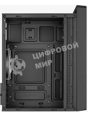 Компьютерный корпус MiniTower Aerocool/Formula CS-109-G-BK-v1 (mATX, USB3x1, USB2x2, 120мм RGb fan, без БП) (4711099472376)