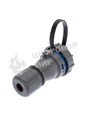 Розетка кабельная Rexant переносная влагозащищенная 16 А, 2Р+РЕ, IP68