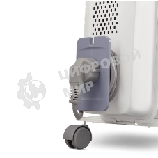 Обогреватель масляный Ballu CUBE BOH/CB-05W (5 секций), белый, 1000 Вт, 15 м2, механический термостат