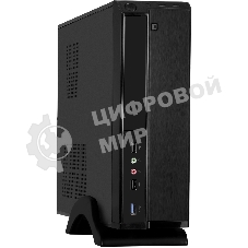 Компьютерный корпус Desktop ExeGate MI-207U (mini-ITX/mATX, без БП, 2хUSB+1хUSB 3.0, аудио, черный)