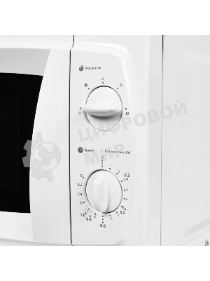 Микроволновая печь Starwind SWM5520 белый, 20 л, 700 Вт, переключатели - поворотный механизм