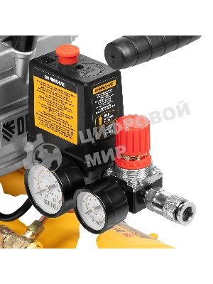 Компрессор воздушный Denzel DC1500/24 прям. привод, 1,5 кВт, 24 литра, 220 л/мин