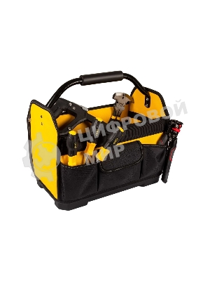 Сумка для инструментов каркасная с жестким пластиковым дном Deli DL586111 7 карманов, без плечевого ремня, ткань Оксфорд 600D