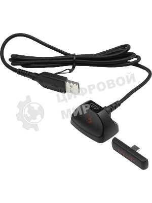 Гарнитура Bloody MR720 чёрный, беспроводная + проводная, радиоканал/Bluetooth/mini jack 3.5 мм, до 44 ч, подсветка
