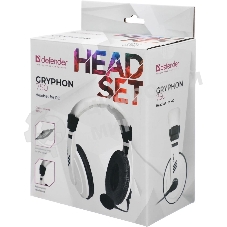 Гарнитура Defender Gryphon 750 белый, проводная