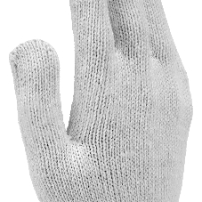 Перчатки трикотажные Сибртех х/б, 200 пар, ПВХ точка, 6 нитей, 10 класс