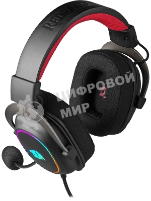 Гарнитура Redragon Zeus X чёрный, проводная, USB, подсветка