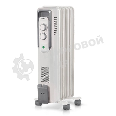 Обогреватель масляный Ballu CUBE BOH/CB-05W (5 секций), белый, 1000 Вт, 15 м2, механический термостат