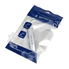 Разветвитель USB3.0/2.0 Gembird UHB-C206, USB3.0, 3xUSB2.0, кабель USB 10 см, серебристый металл, пакет