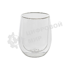Стакан LEONORD AROMA, объем:200 мл с двойными стенками (боросиликатное стекло) (008244)