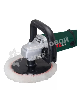 Профессиональная полировальная угловая машина KLPRO KLPJ42180 (1400вт, 3300 об/мин, 230мм, шерстяной войлок в комплекте)