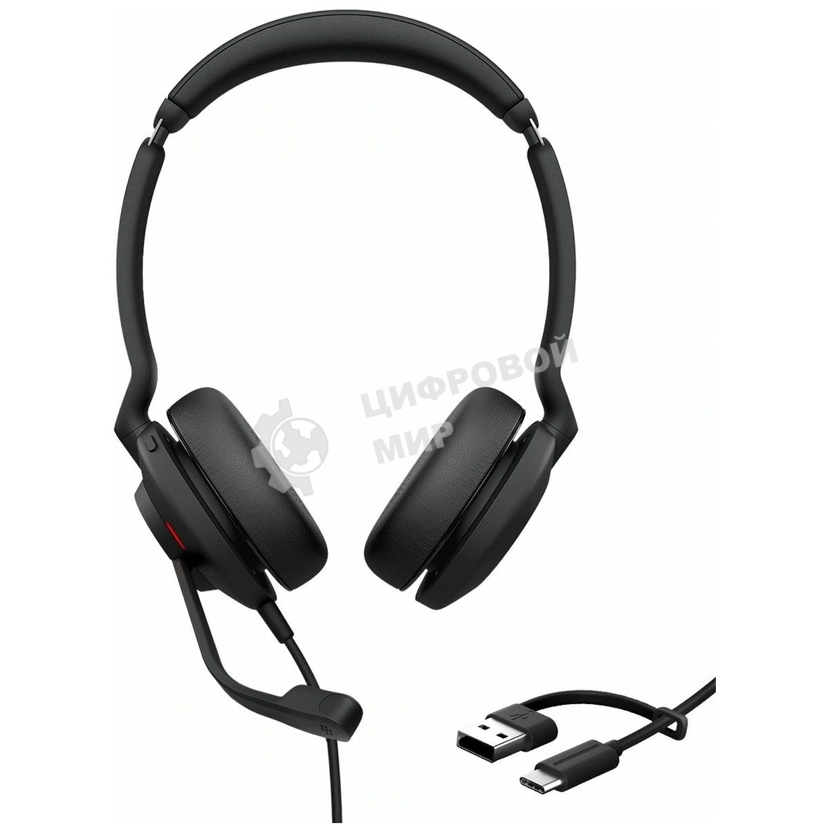 Гарнитура Jabra Evolve2 30 SE MS Stereo чёрный, проводная