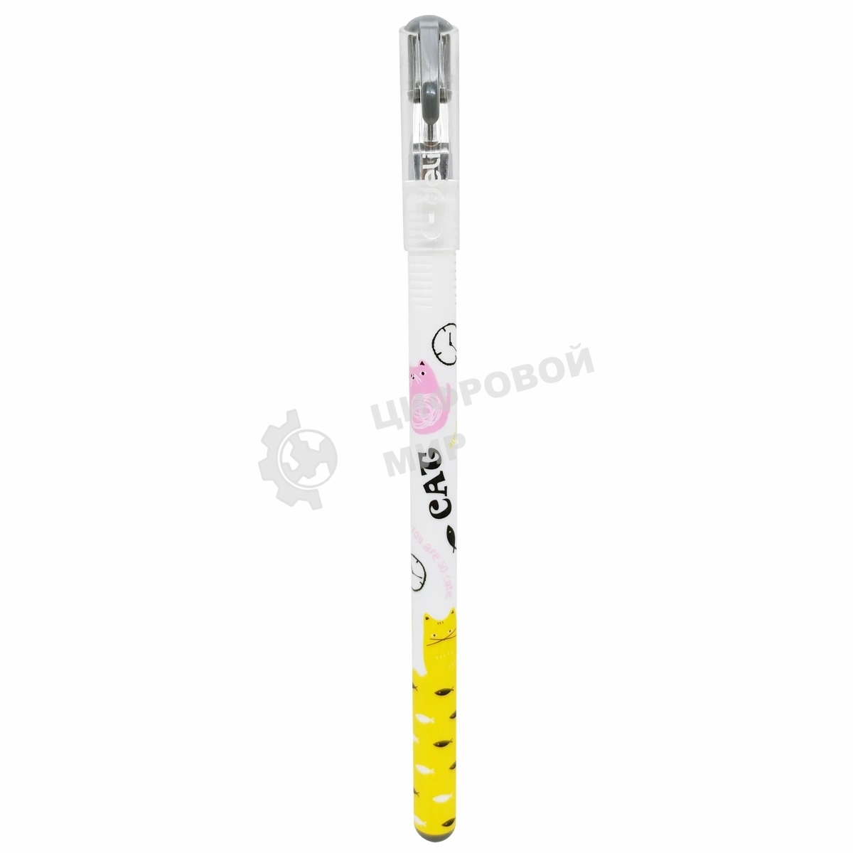 Ручка гелевая Deli EG81-BK ассорти, черные чернила, игловидный пишущий наконечник, линия 0.5мм