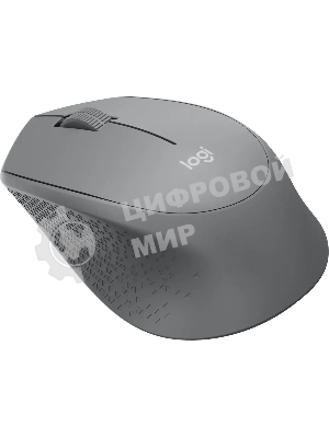 Мышь беспроводная Logitech M280 серый, 1000 dpi, радиоканал, USB, кнопки - 3