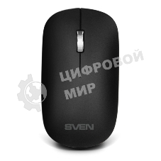 Комплект беспроводной SVEN ножничная клавиатура + мышь KB-C2550W черный (109 кл.,12Fn, 1000DPI, 2+1 кл.)